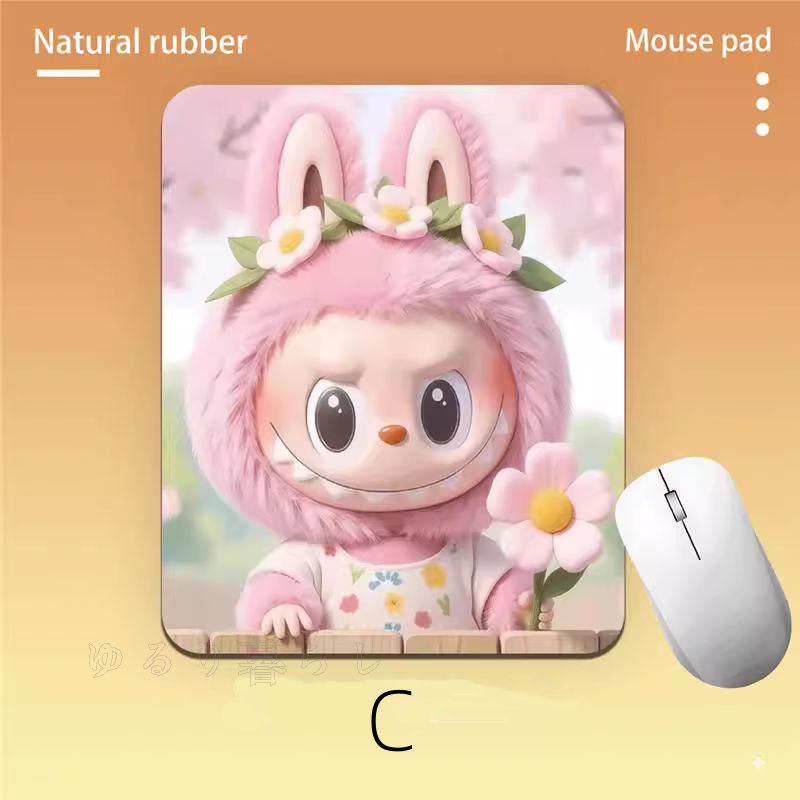 ラブブ 小型マウスパッド キャラクターキーボードマット マウス用 26