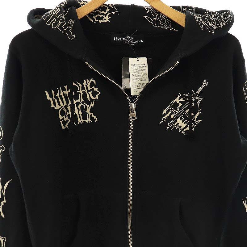 ヒステリックグラマー HYSTERIC GLAMOUR 総柄 ジップアップ