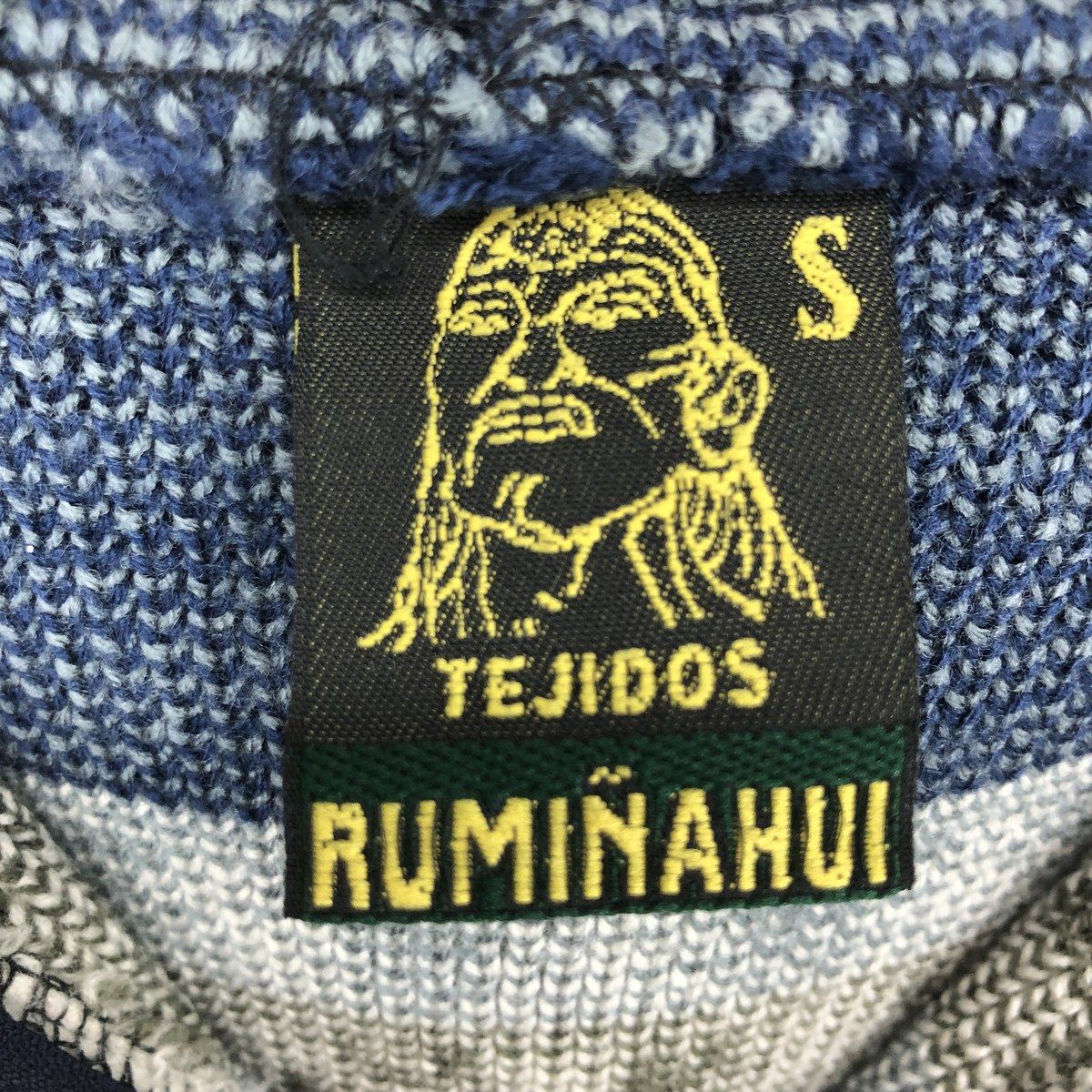 古着 古着 TEJIDOS RUMINAHUI 総柄 ノルディック柄 エクアドルニット 
