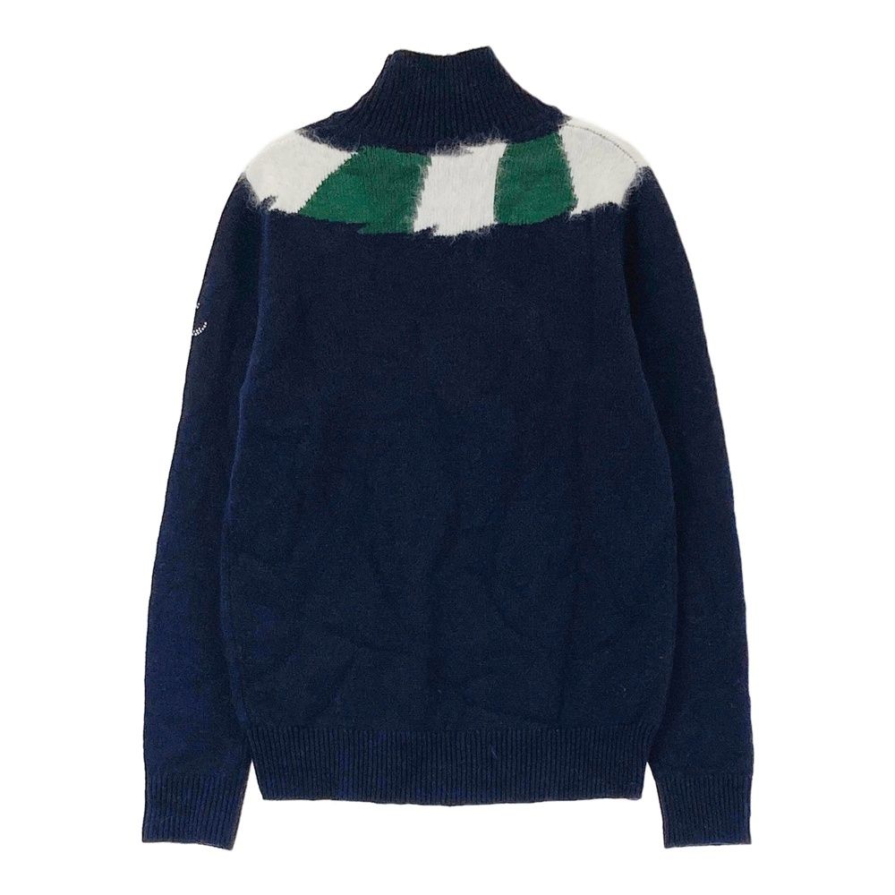 サイズ M CALLAWAY キャロウェイ ウール混 ハイネック ニットセーター ネイビー系 240101530283 ゴルフウェア レディース ストスト