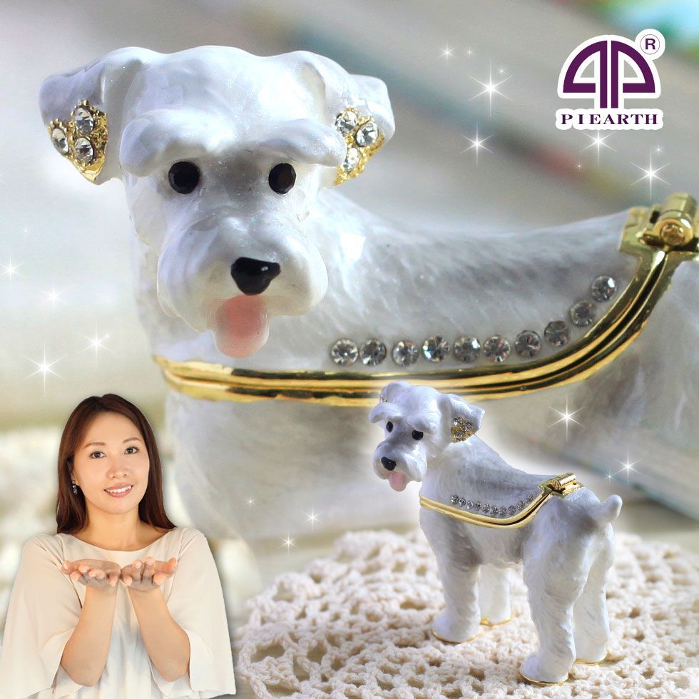 384-1【正規品】ミニチュアシュナウザー 犬 ジュエリーボックス 384-1【正規品】ミニチュアシュナウザー 犬 ジュエリーボックス