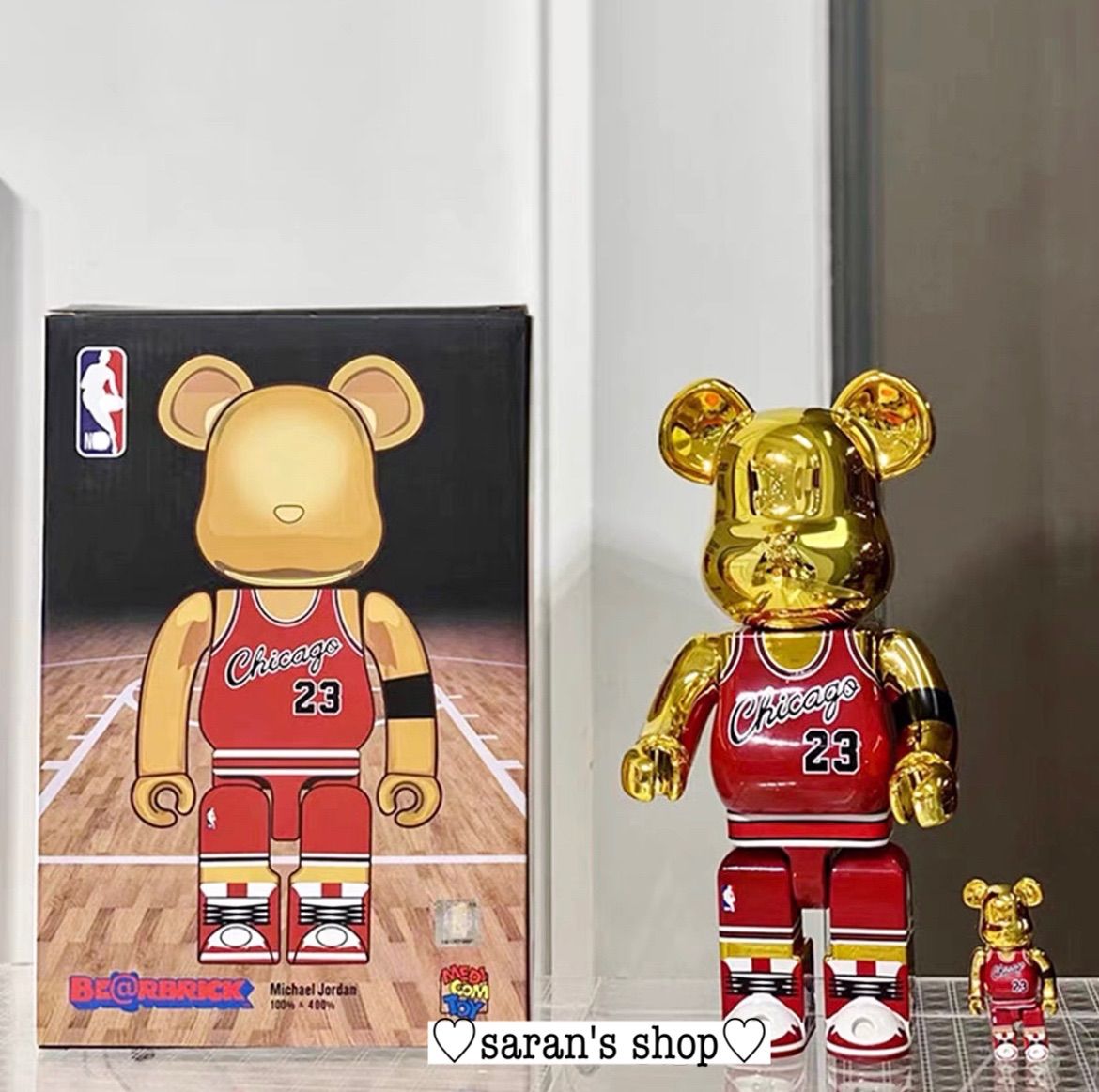 ベアブリック BE@RBRICK Michael Jordan ROOKIE JERSEY マイケル・ジョーダン 400% +100% - メルカリ