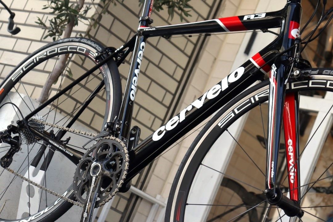 クラック補修 cervelo r3 2011年式