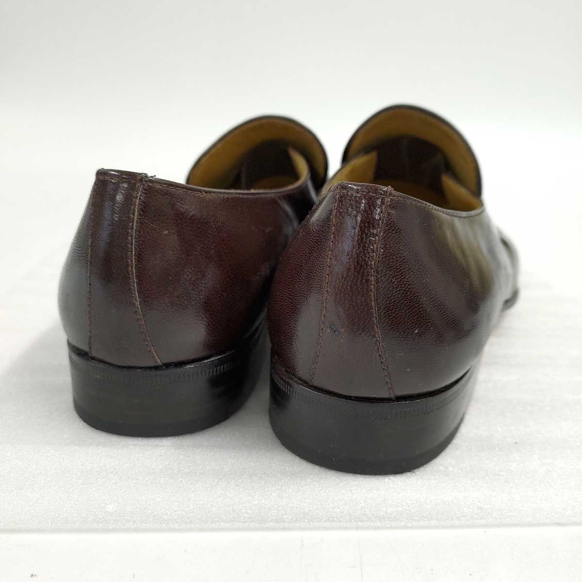 モレスキー MORESCHI ローファー クロコダイル ワニ革 シューズ 靴 メンズ イタリア製 6 1/2(24.5cm相当) ブラック