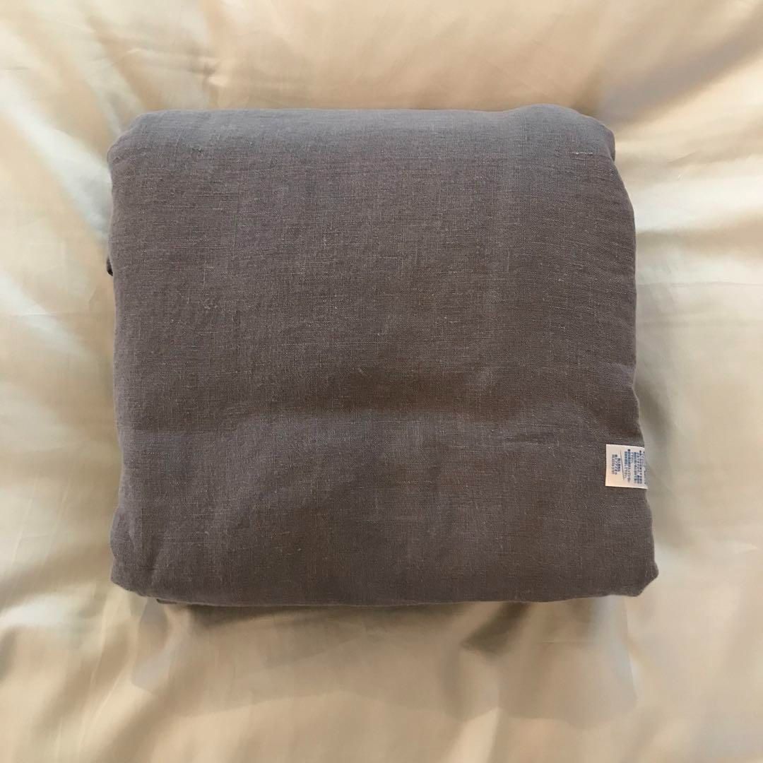 掛けカバー リネンテールズ Dサイズ ダークグレー