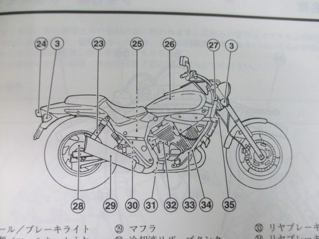 エリミネーター250V 取扱説明書 1版 カワサキ 正規 中古 バイク 整備書 ELIMINATOR VN250-C2愛車のお供に op 車検  整備情報 - メルカリ