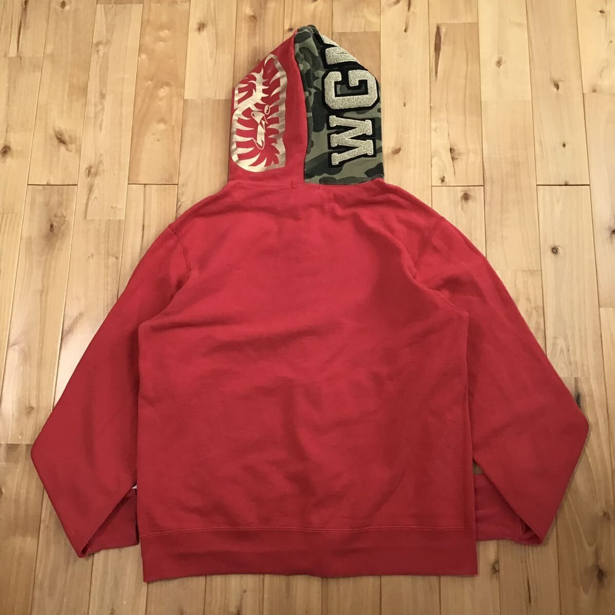 ☆XL☆ スワロフスキー シャーク パーカー shark full zip hoodie