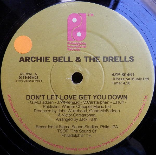 英12” Archie Bell & The Drells / Bil Dont Let Love Get You