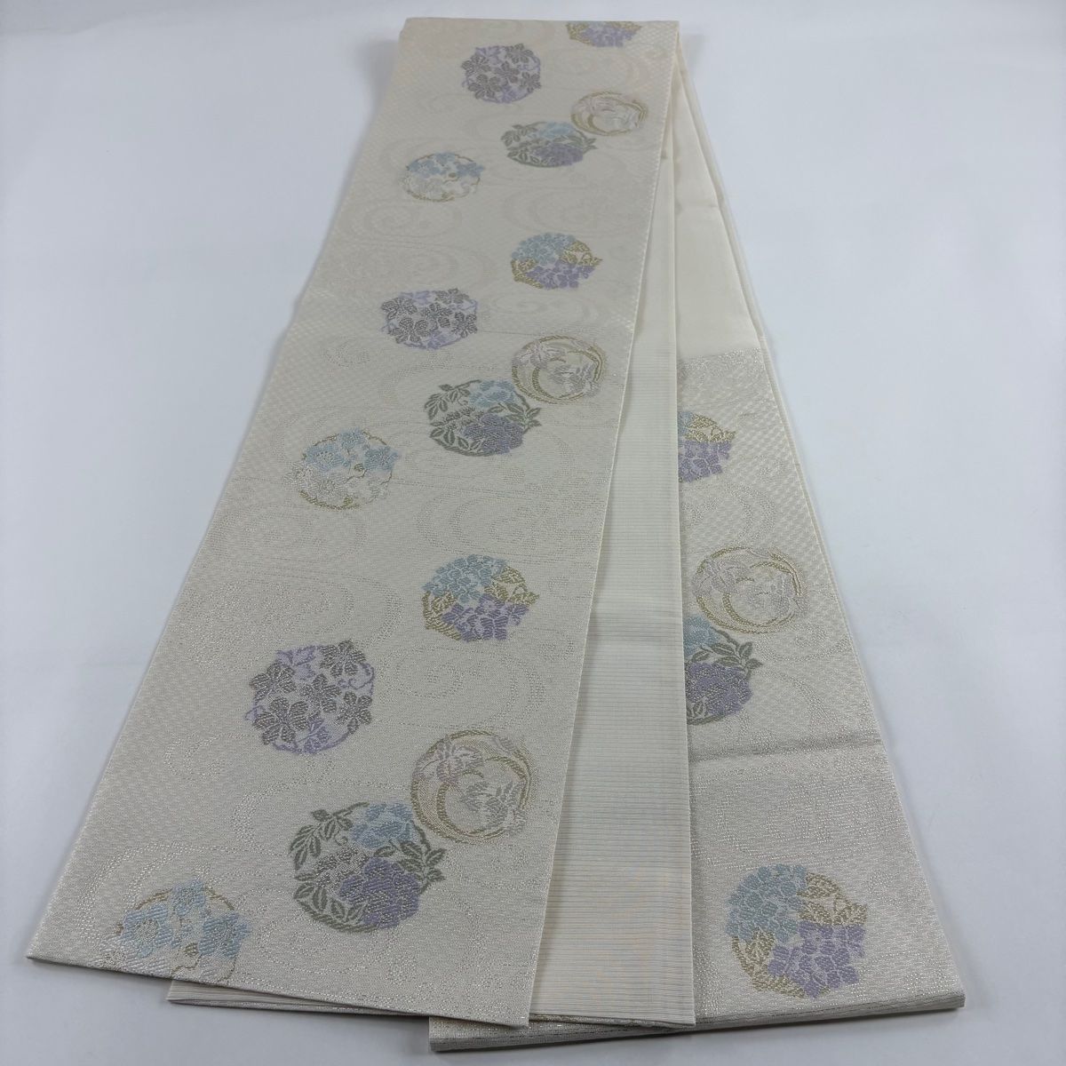 西陣袋帯 未使用 六通 花丸文 雪輪 金銀糸 ゴールド 正絹 高品質 美品 楽天市場】【新古品】 袋帯 未使用 フォーマル 正絹 京都 西陣