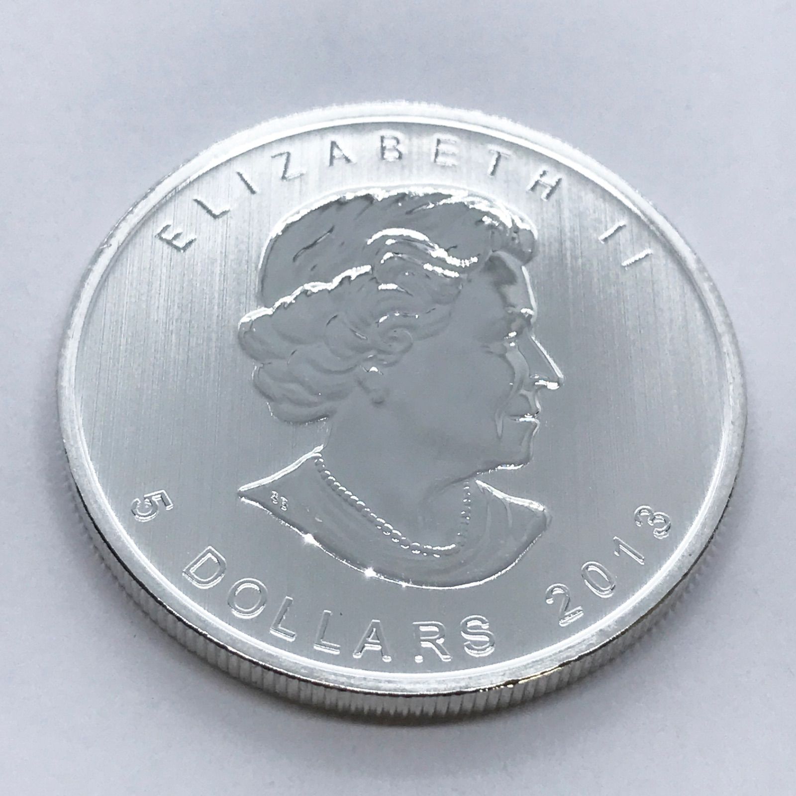 2013年　メイプルリーフ銀貨　25周年　1オンス　純銀 メイプルリーフ銀貨 25周年記念 2013年世界限定発行 純銀1オンス