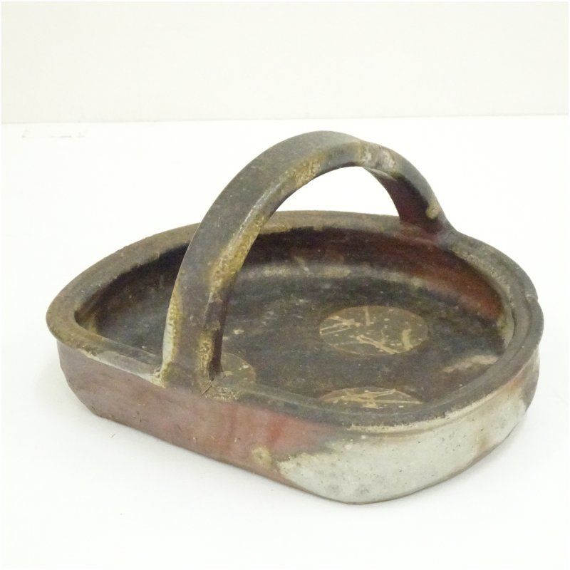 備前焼 山本出造 手鉢 共箱 和食器 おしゃれ 和食 器 預け鉢 焼物鉢 サラダ 煮物鉢 丼物 料理 茶道 茶道具 居酒屋 来客