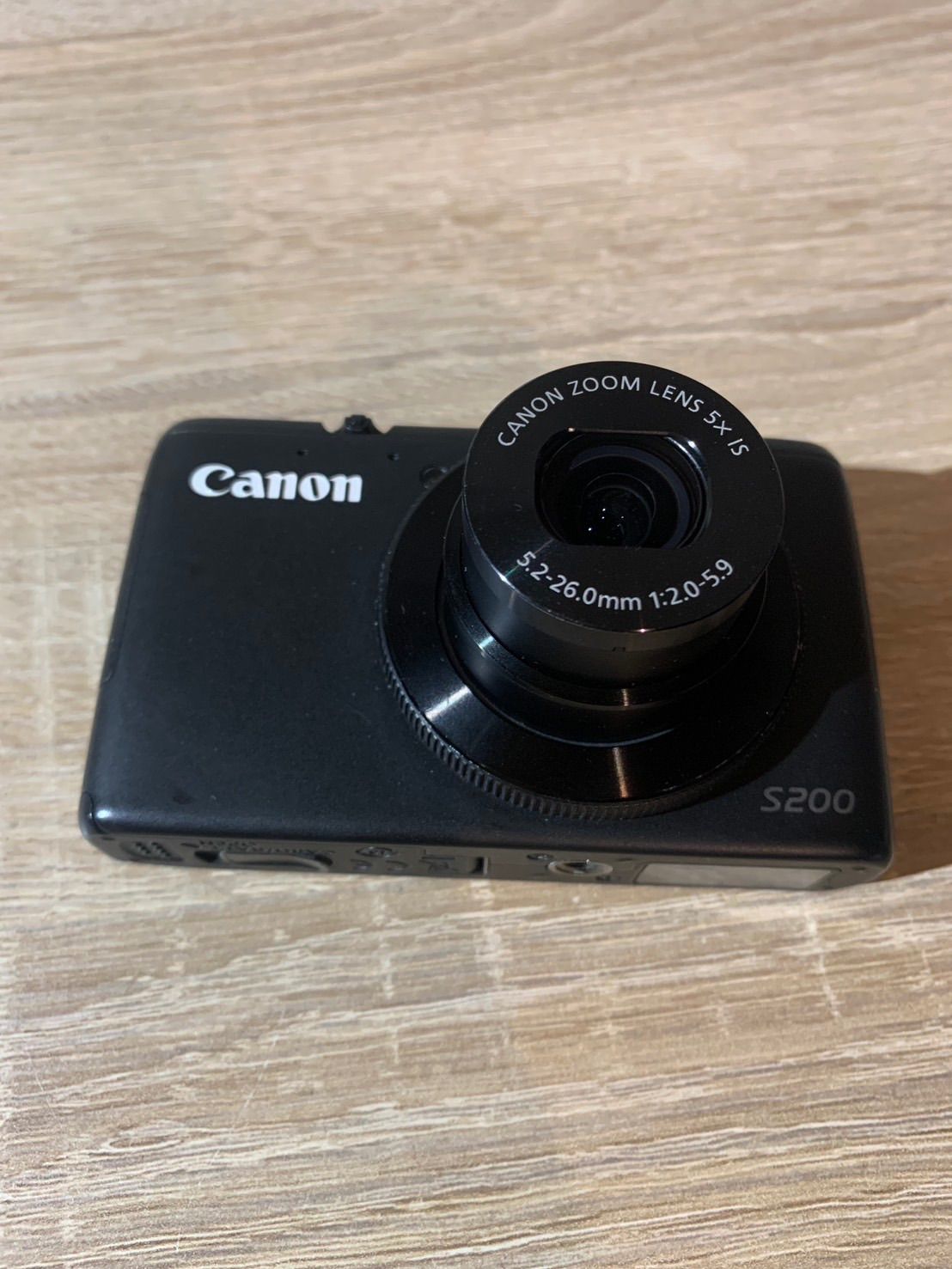 5568 Canon キヤノン PowerShot ブラック デジカメ S 200 品