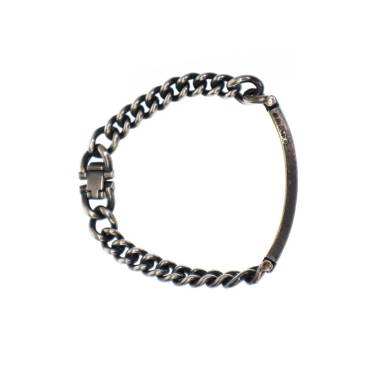 hum#BRACELET#M SV clasp K18YG plate#ハム hum ハム IDENTITY BRACELET SV clasp K18YG plate IDブレスレット