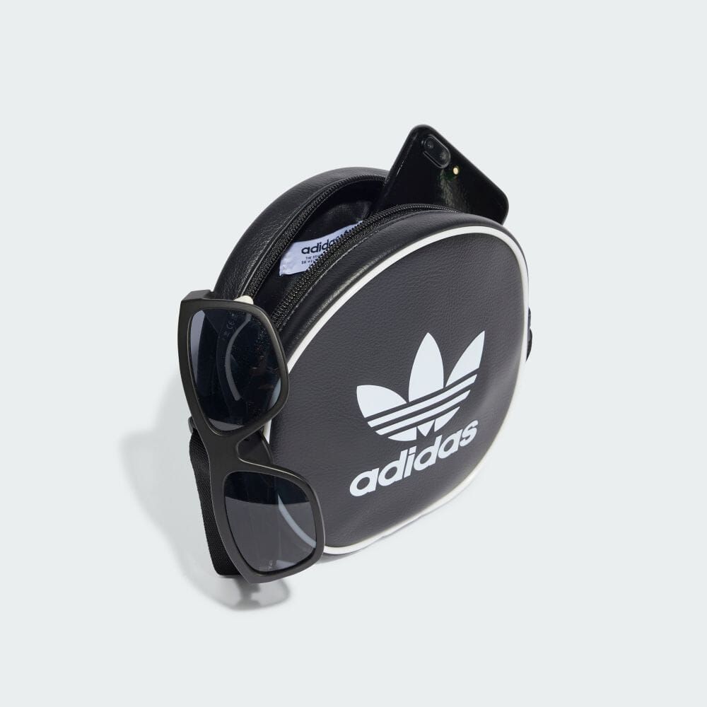 正品 adidas Round bag アディダス70年代ムードのラウンドバッグ adidas】ROUND BAG ラウンドバッグ ショルダーバッグ (adidas