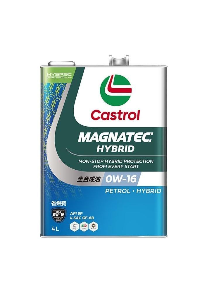 カストロール Castrol エンジンオイルMAGNATEC HYBRID 0W-16 API SP 4L4輪ガソリン車 全合成油Castrol