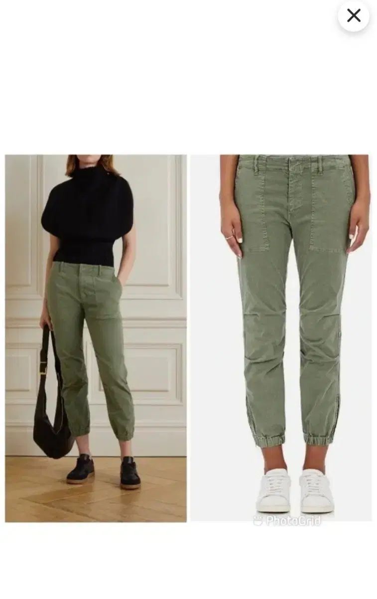 リーロタン クロップド ミリタリー クロップド パンツ サイズ0