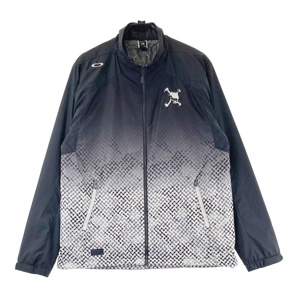 OAKLEY オークリー ジップジャケット 総柄 ブルー系 XL [240001641006