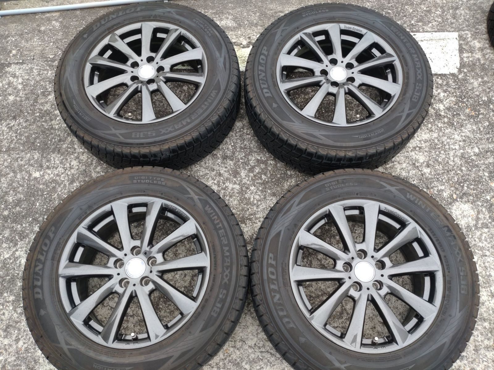 スタッドレスタイヤホイール4本セット クリムソン TEAM SPARCO 108-5H 