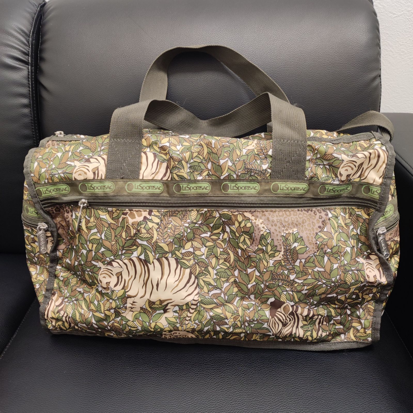 美品] レスポ ボストンバッグ ダップルドゲイズ柄 レスポートサック