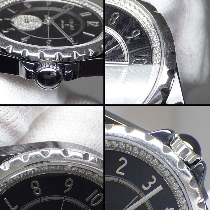 シャネル CHANEL 腕時計 J12-365 H3840 サークル パヴェ ダイヤ