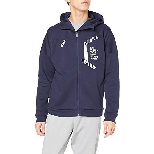 定番人気，得価 アシックス(ASICS) LIMOスウェットフルジップパーカー 2031C661 メンズ 402 ミッドナイト XLサイズ その他