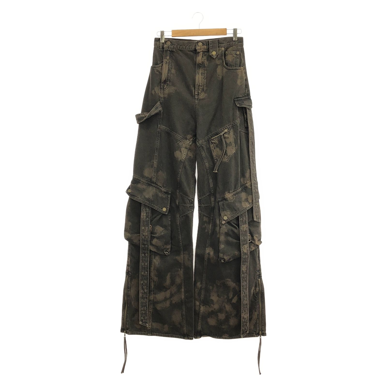エゴンラボ EGONLAB パンツ CARGO ELEVATED ブラック コットン CARGO ELEVATED パンツ メンズ