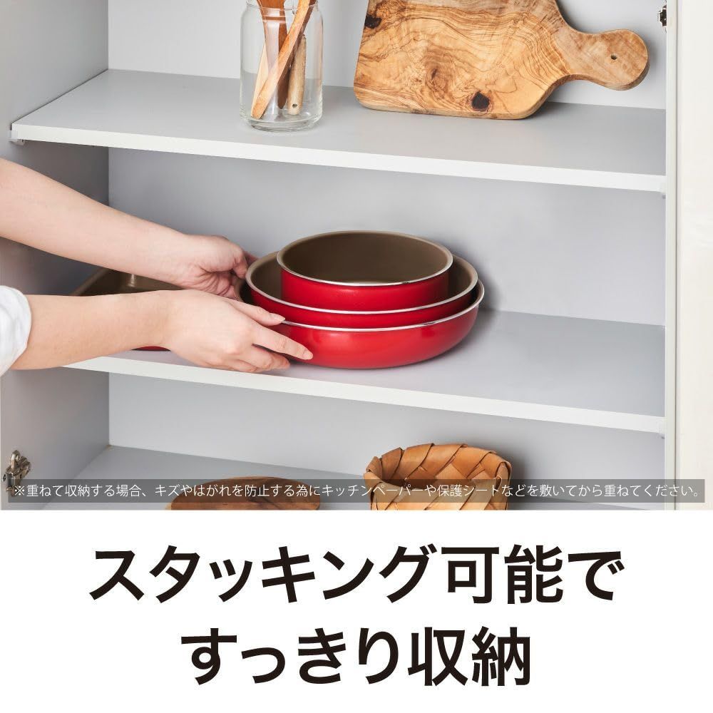 エバークック フライパンセット 8点セット IH対応 小売 ガス火対応