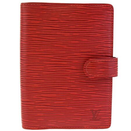 【中古】 美品 ルイヴィトン LOUIS VUITTON アジェンダ PM 手帳カバー エピ カスティリアンレッド レザー R20057 02EG011
