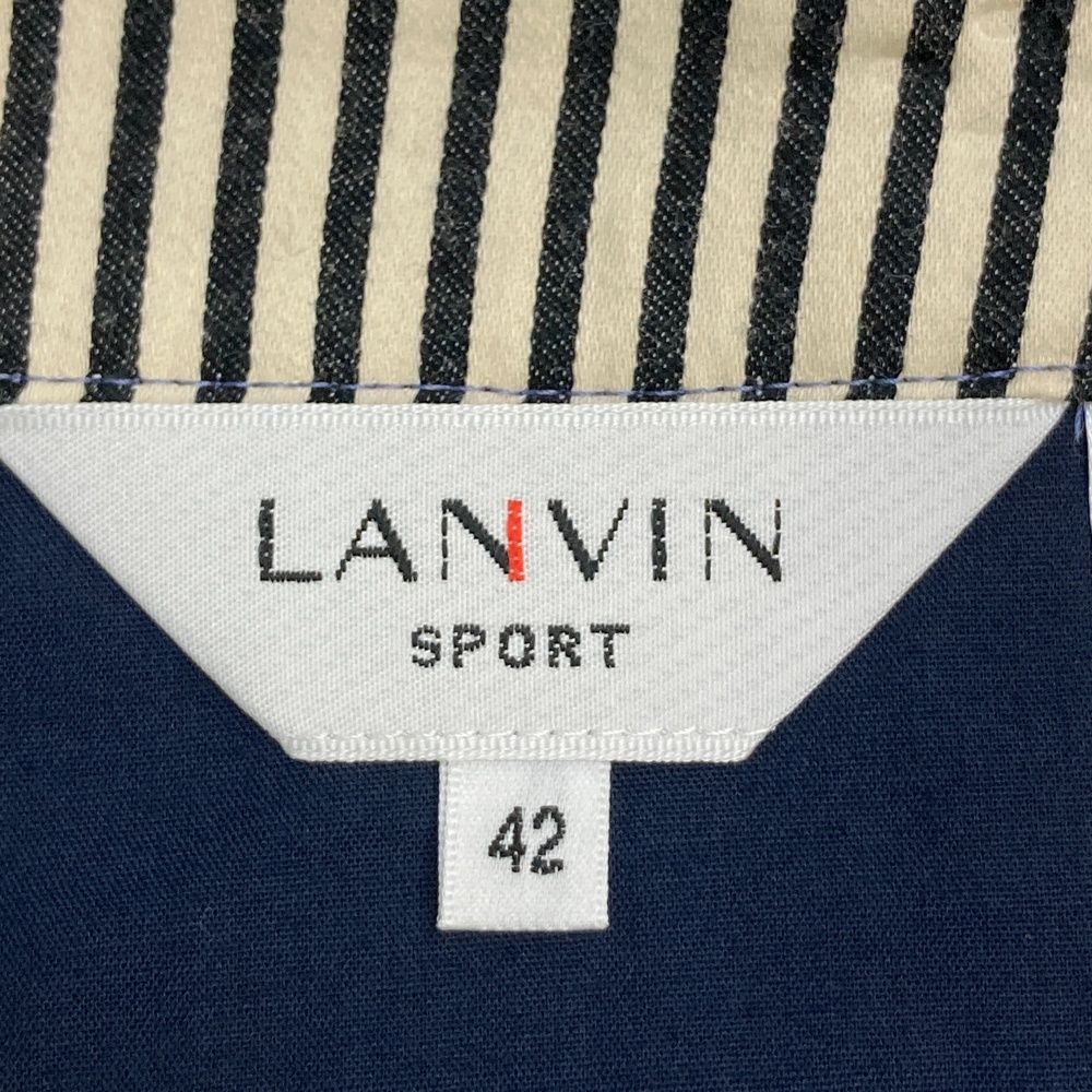 サイズ：42 LANVIN SPORT ランバン スポール クロップドパンツ