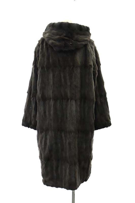 バルマン BALMAIN 毛皮 コート リバーシブル シルク ロシアリスファー