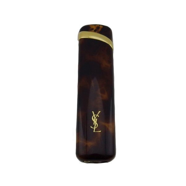 サンローラン SAINT LAURENT ライター ブラウン×ゴールド レディース