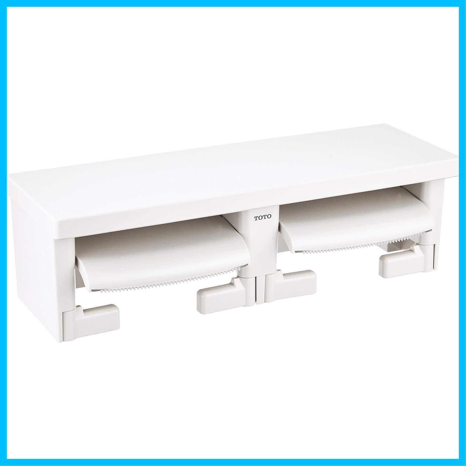 【人気商品】フラット棚(樹脂) 二連紙巻器 ホワイトグレー TOTO YH650#NG2