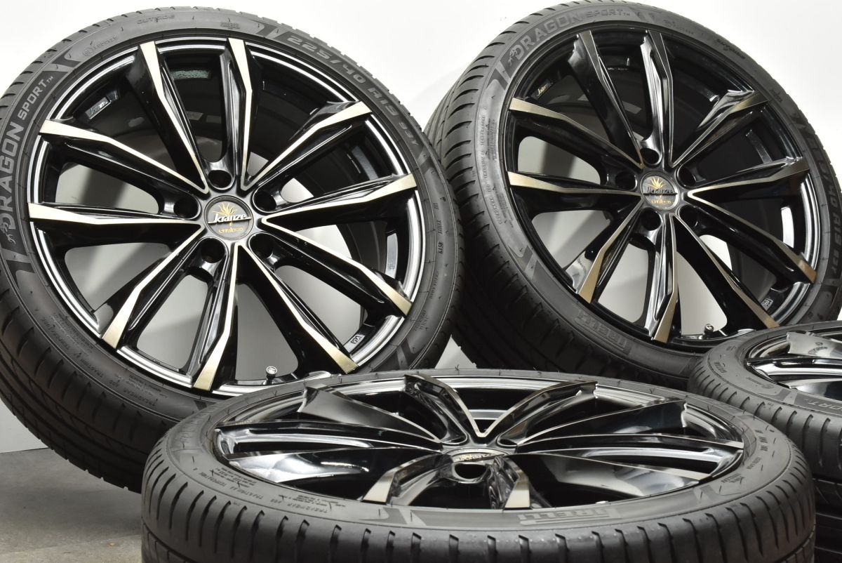 良好品】クレンツェ グラベン 680EVO 19in 8J +48 PCD114.3 ピレリ