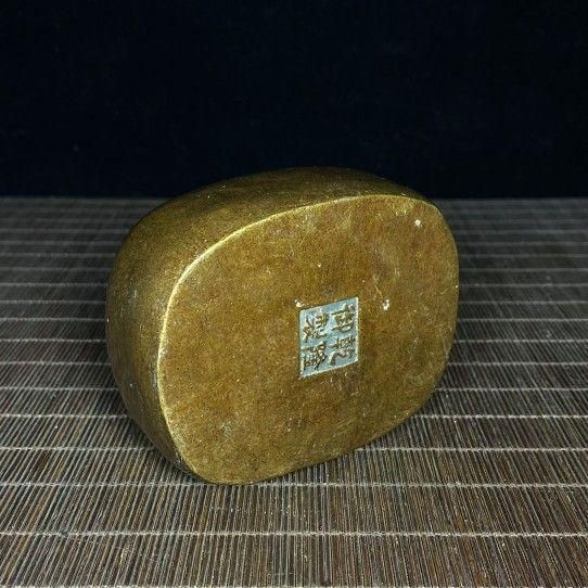 銅 細工 金魚ハスの葉ペン洗い 書道具 文房具 現代工芸品 美術品 置物 銅器 金魚筆洗 四方双魚硯 文房四宝 装飾品 工芸品 置物 - メルカリ