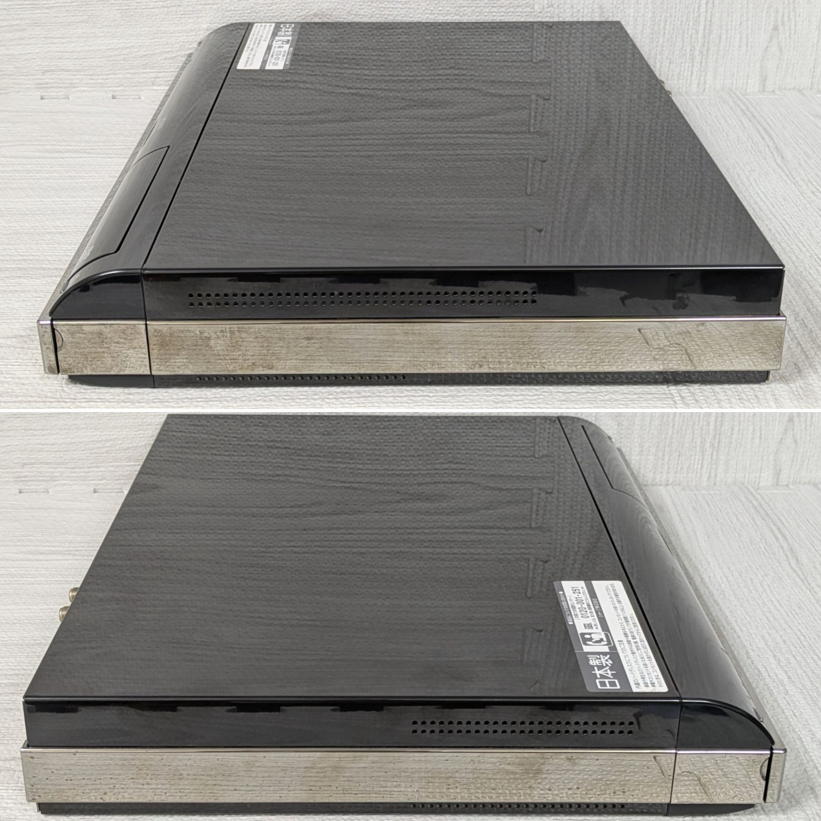 SHARP シャープ DV-ACW 60 2007年製 リモコン 電源コード B-cas付き HDD録画 再生 DVD再生 ダビング録画再生