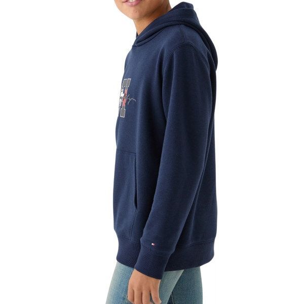 トミーヒルフィガー Ｈロゴ裏起毛プルパーカー