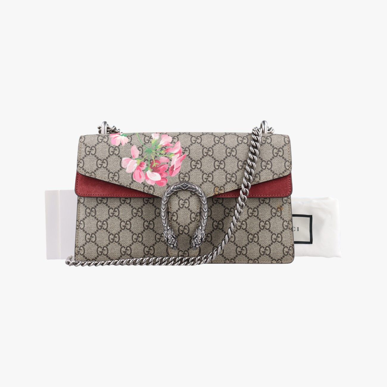グッチGucciディオニュソス ベージュ×ブルー×マルチ PVC