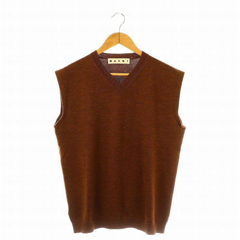 Marni Vネック ニットベスト 46