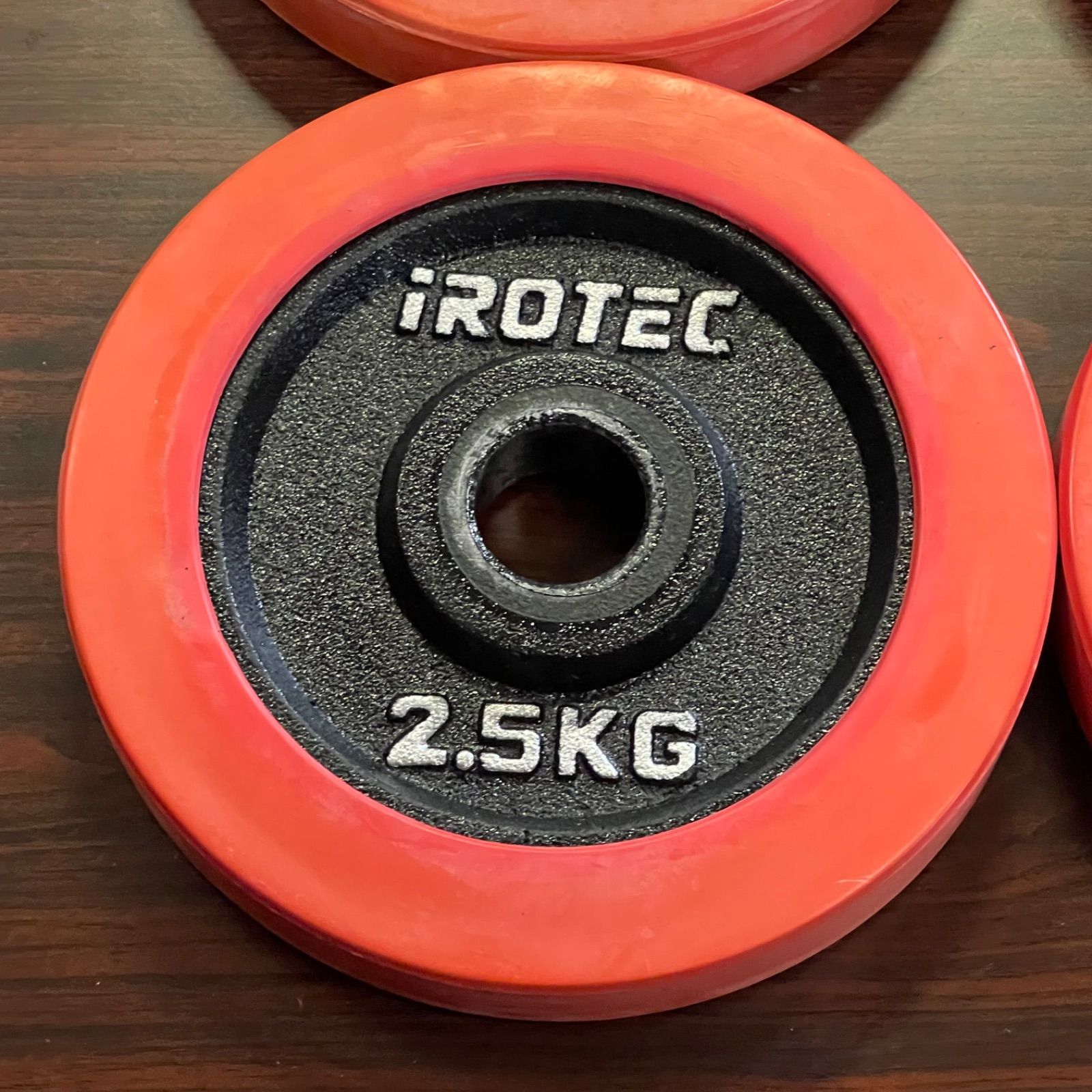 iROTEC 10kg ダンベルプレート オレンジ iROTEC 10kg ダンベルプレート