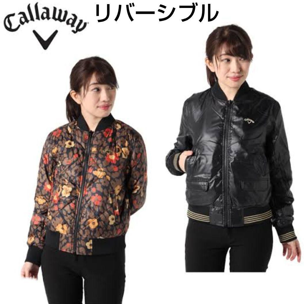 Callaway　キャロウェイ ダウンジャケット リバーシブル 裏地総柄 花柄 レディース