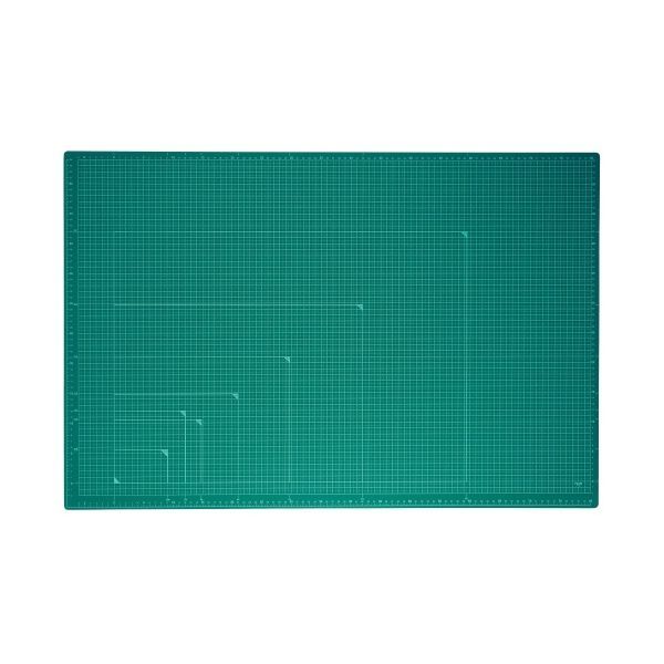 【新品・7営業日以内発送】プラス 4977564475628 カッターマット A1 GR CS－A1 緑 グリーン カッティングマット PLUS カラータイプ【沖縄離島販売不可】