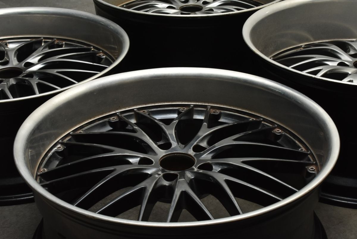 インチアップに Kフォースティーフ 22in 9J 15 10.5J 24 PCD120 4本セット BMW F85 X5M F86 X6M カスタム用 交換用