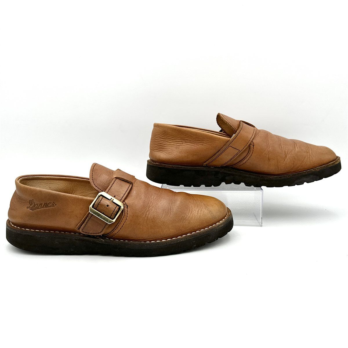■希少■ DANNER NEVADA 本革 ベルト プレーントゥ 茶 472T □希少□ DANNER NEVADA 本革 ベルト プレーントゥ ブラウン