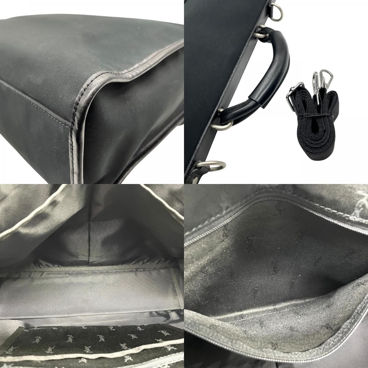 ブラック ナイロン×レザー