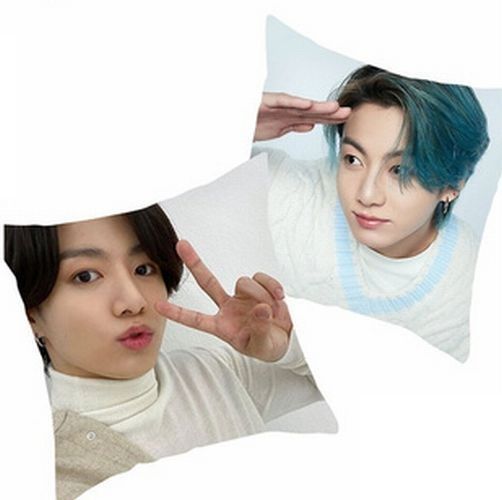 BTS  ジョングククッションカバー　45×45 BTS クッションカバー 45×45㎝ ジョングク ＃1 - メルカリ