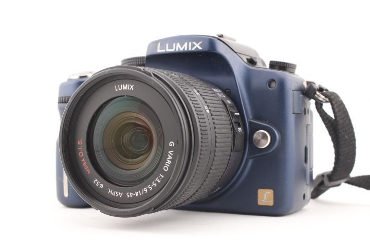 パナソニック Panasonic LUMIX DMC G 1 ブルー VARIO 14 45 mm F 3 5 6 ボディレンズセット M 8600＃44
