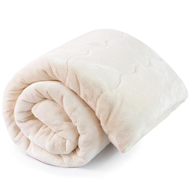 新品　【WARMプラス＆四層構造】掛け布団 セミダブル あったか かけ布団 冬用 フランネル 吸湿発熱アクリレート+遠赤わた 発熱蓄熱保温 毛布の代わり 軽くて暖かい 布団 掛け毛布 厚手 キル