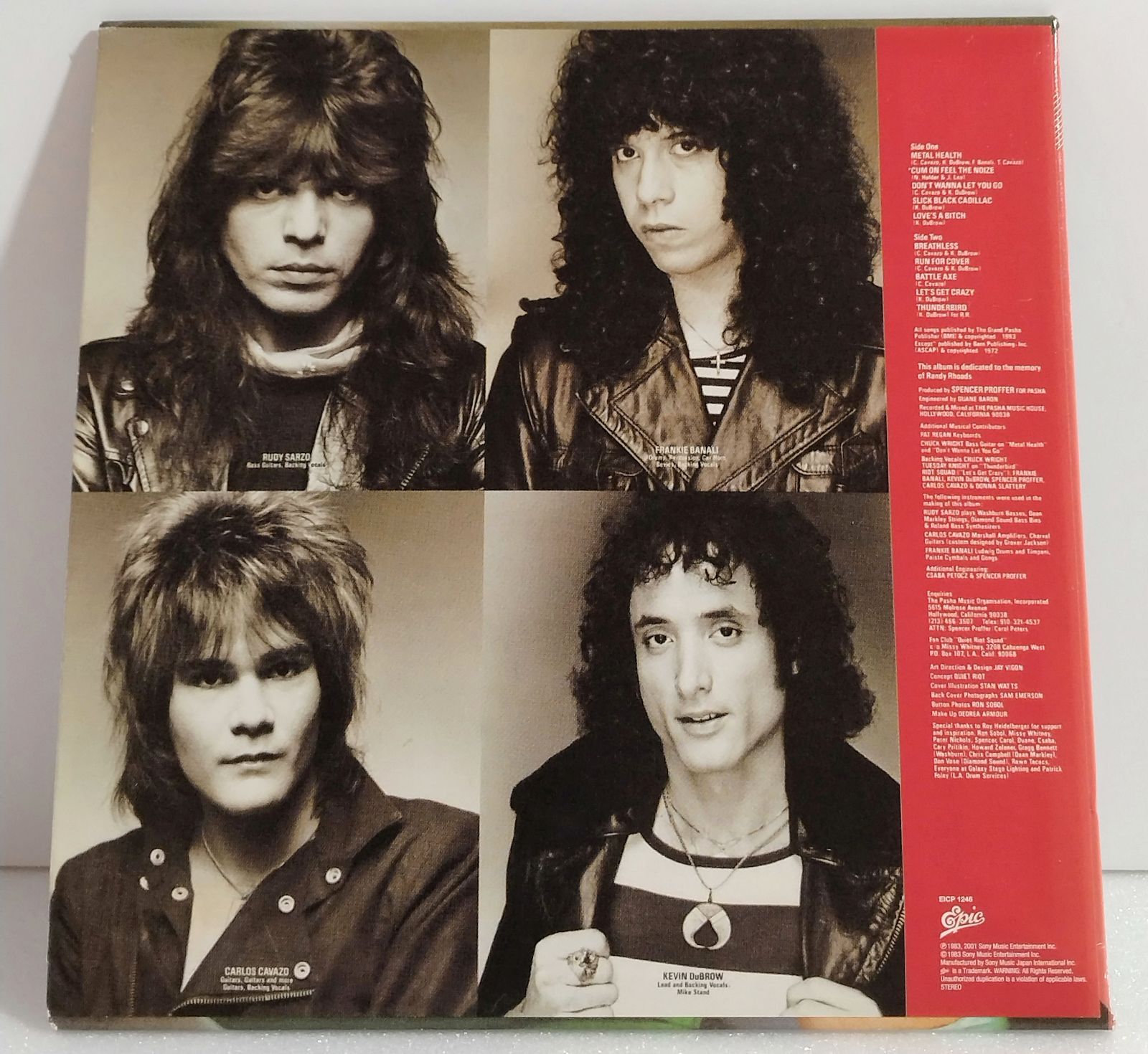紙ジャケ&帯付 】QUIET RIOT / METAL HEALTH クワイエット・ライオット