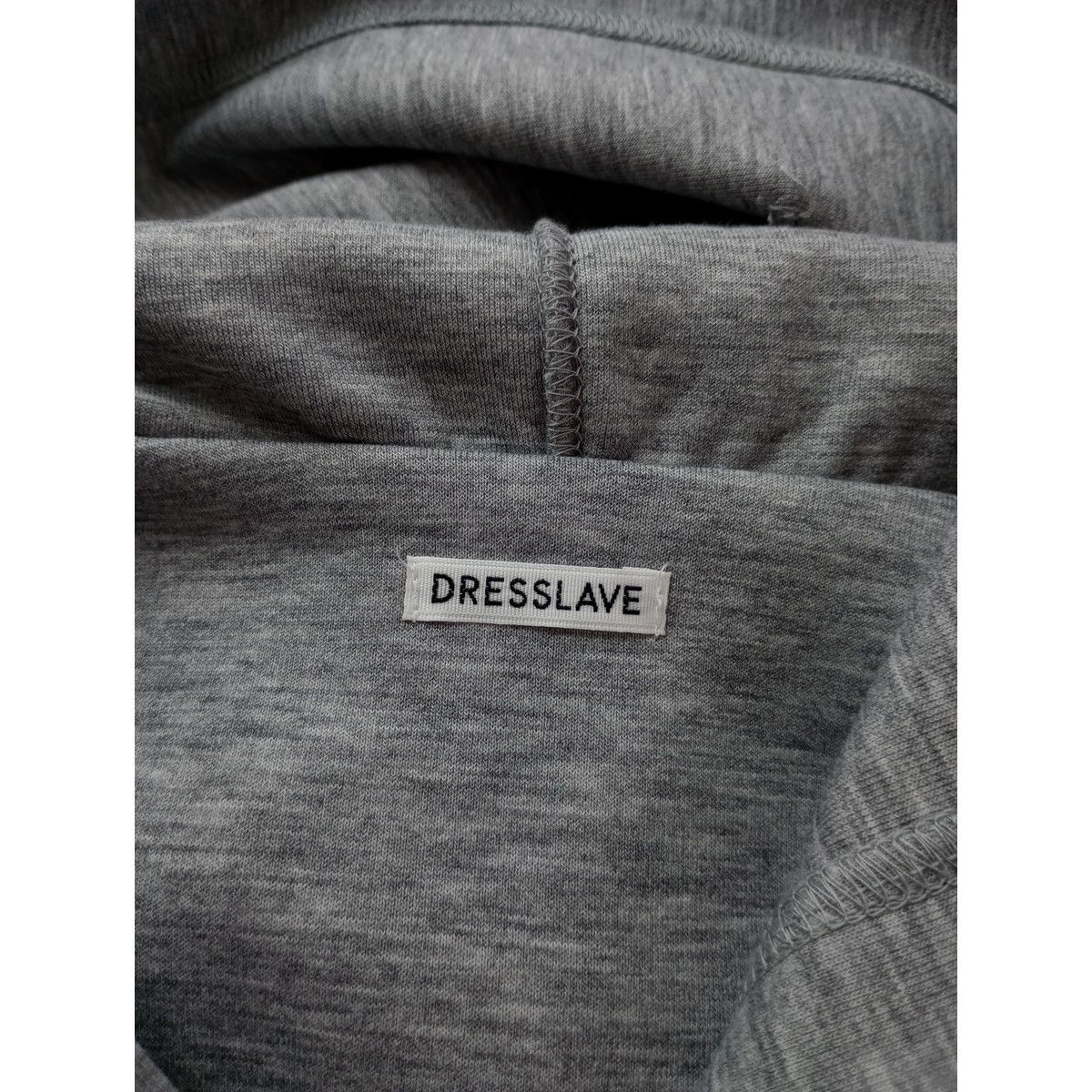 DRESSLAVE エアーボンディグフーディー　パーカーグレー　日本製 DRESSLAVE（ドレスレイブ）の「air bonding hoodie(エアー