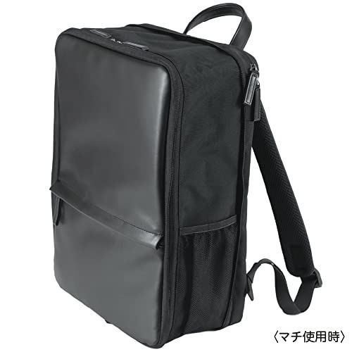 ブラック_~16インチ ナカバヤシ 厚みが変わる パソコンバッグ PCバックパック ～16インチ ブラック Z0527